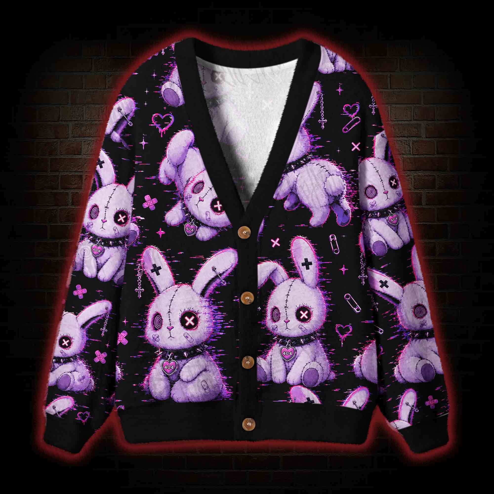 Error 404 Not Found Cardigan Sweater