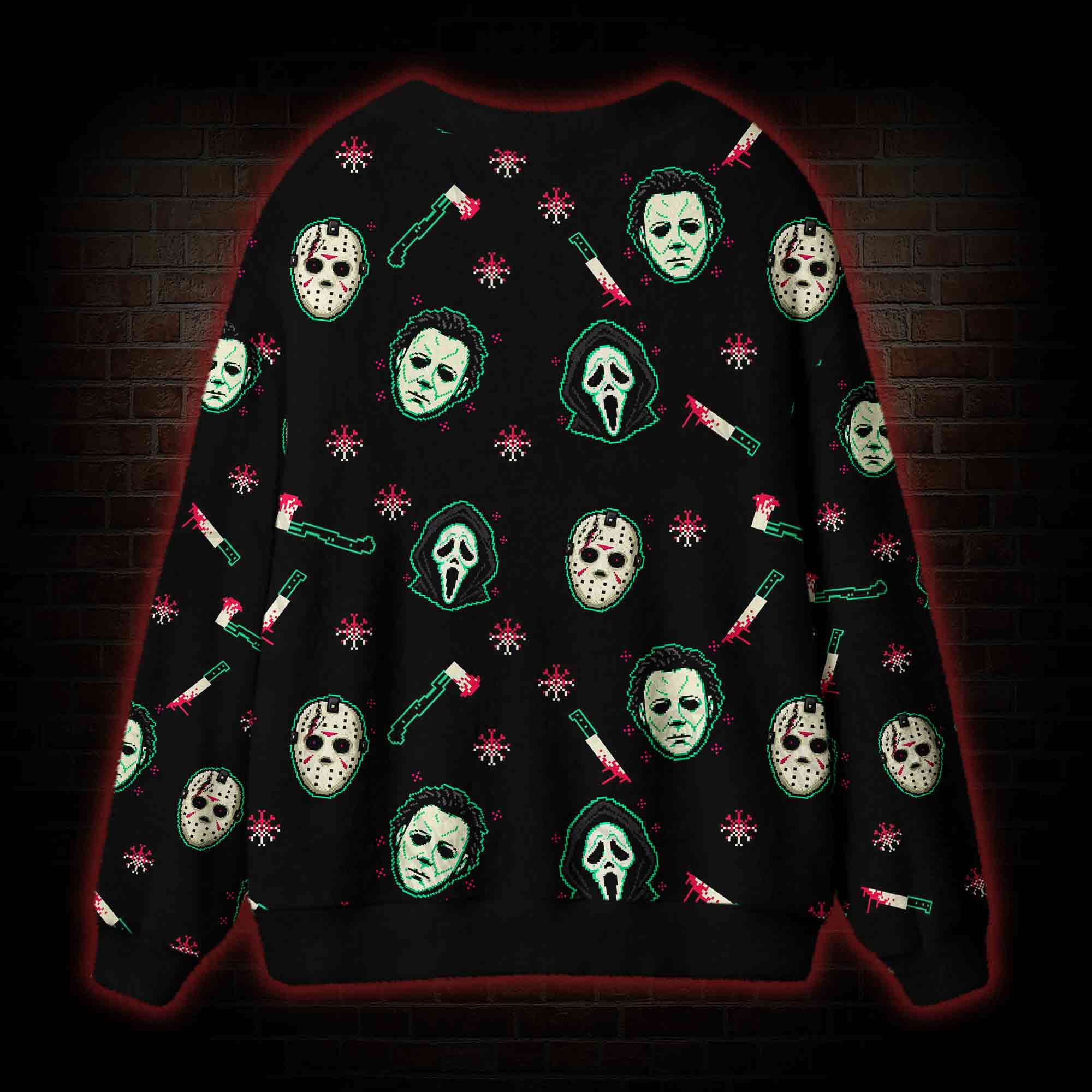 Slasher Icons Cardigan Sweater