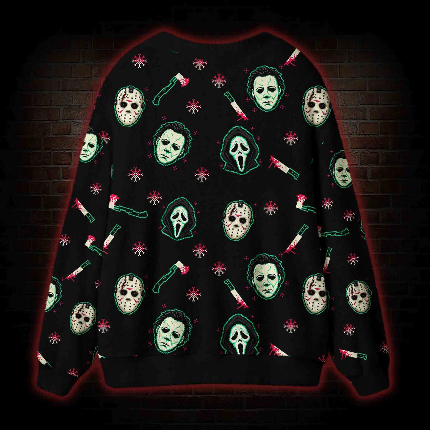 Slasher Icons Cardigan Sweater