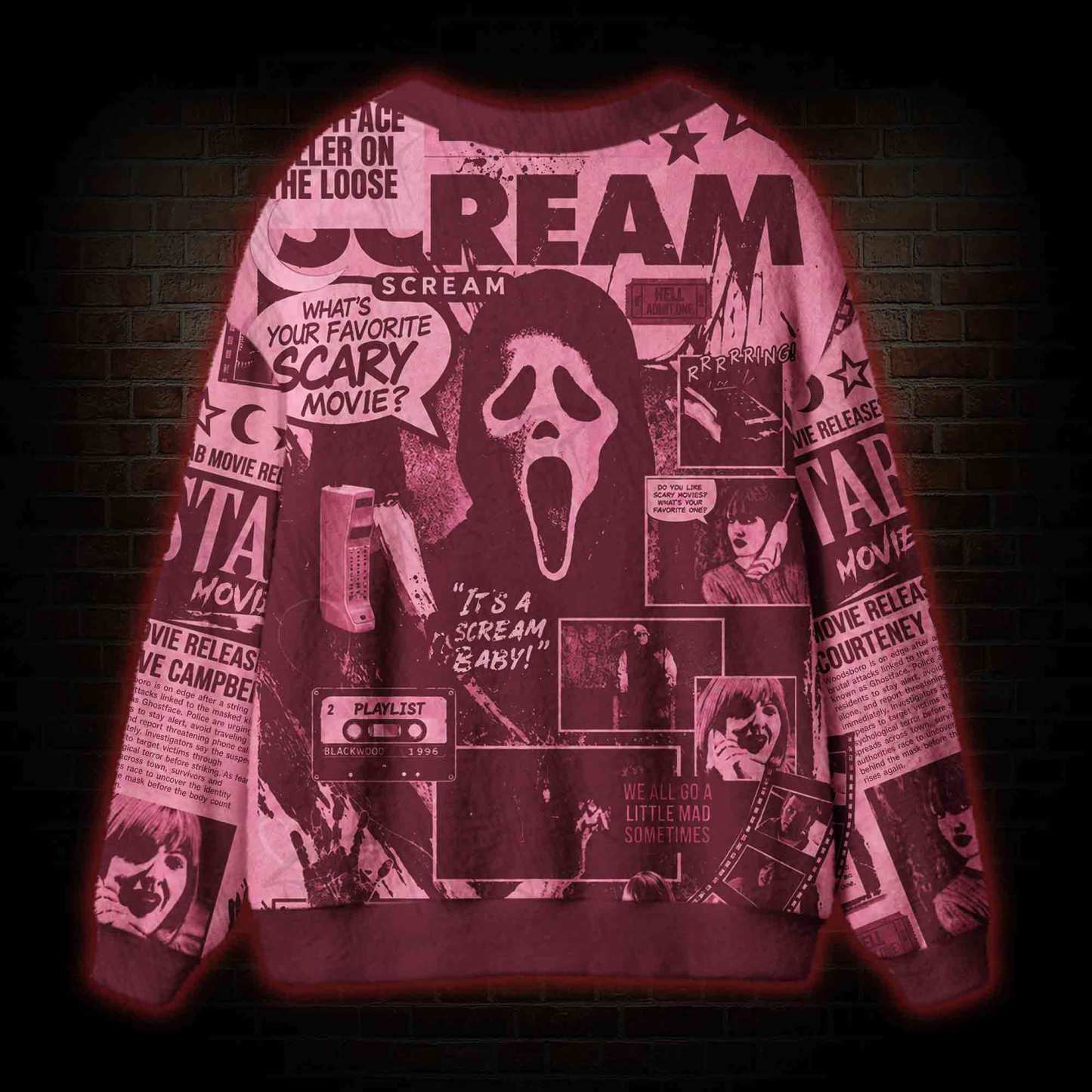 What's Your Favorite Scary Movie Cardigan Sweater