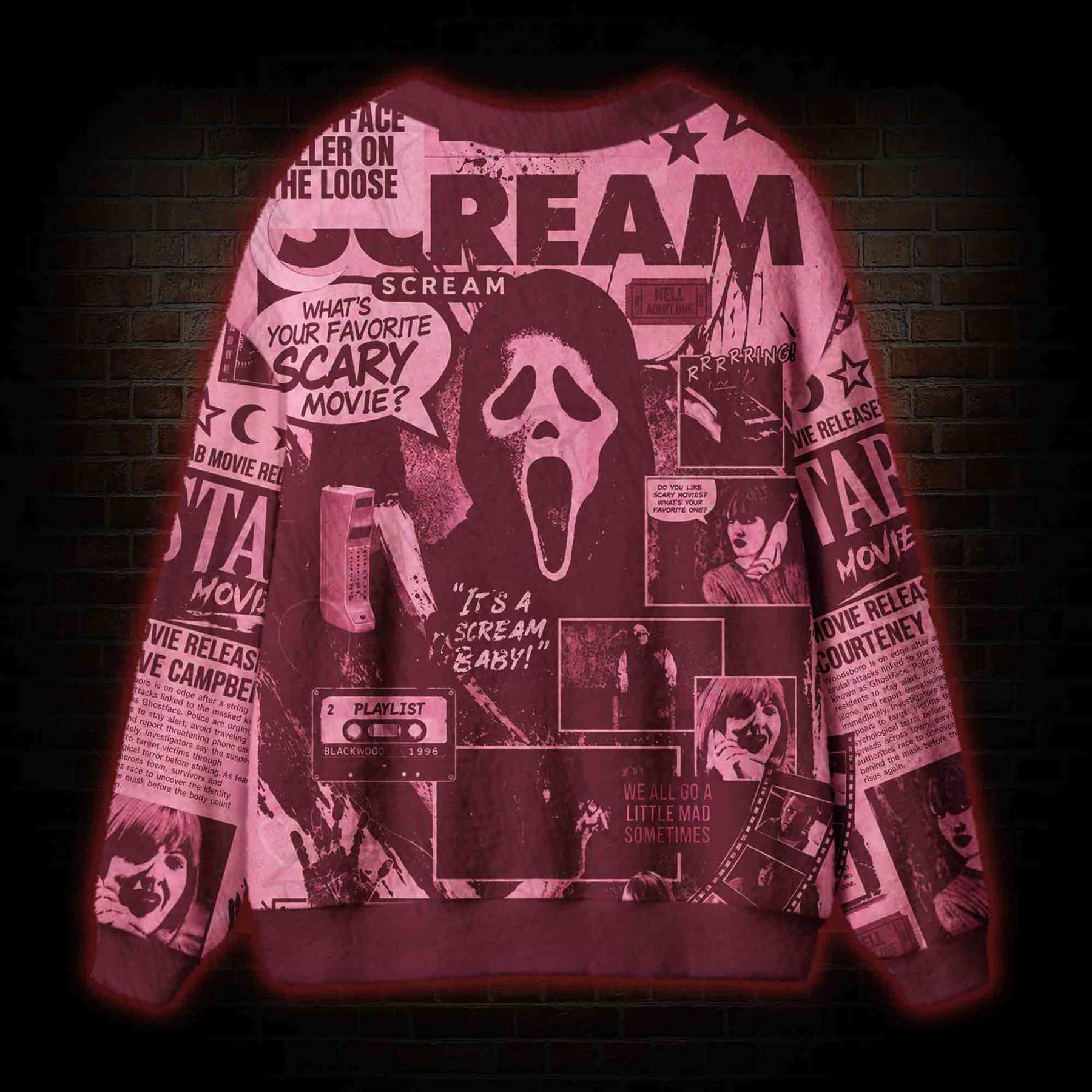 What's Your Favorite Scary Movie Cardigan Sweater