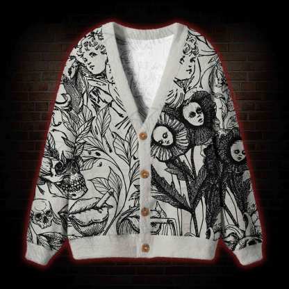 Memento Mori Cardigan Sweater