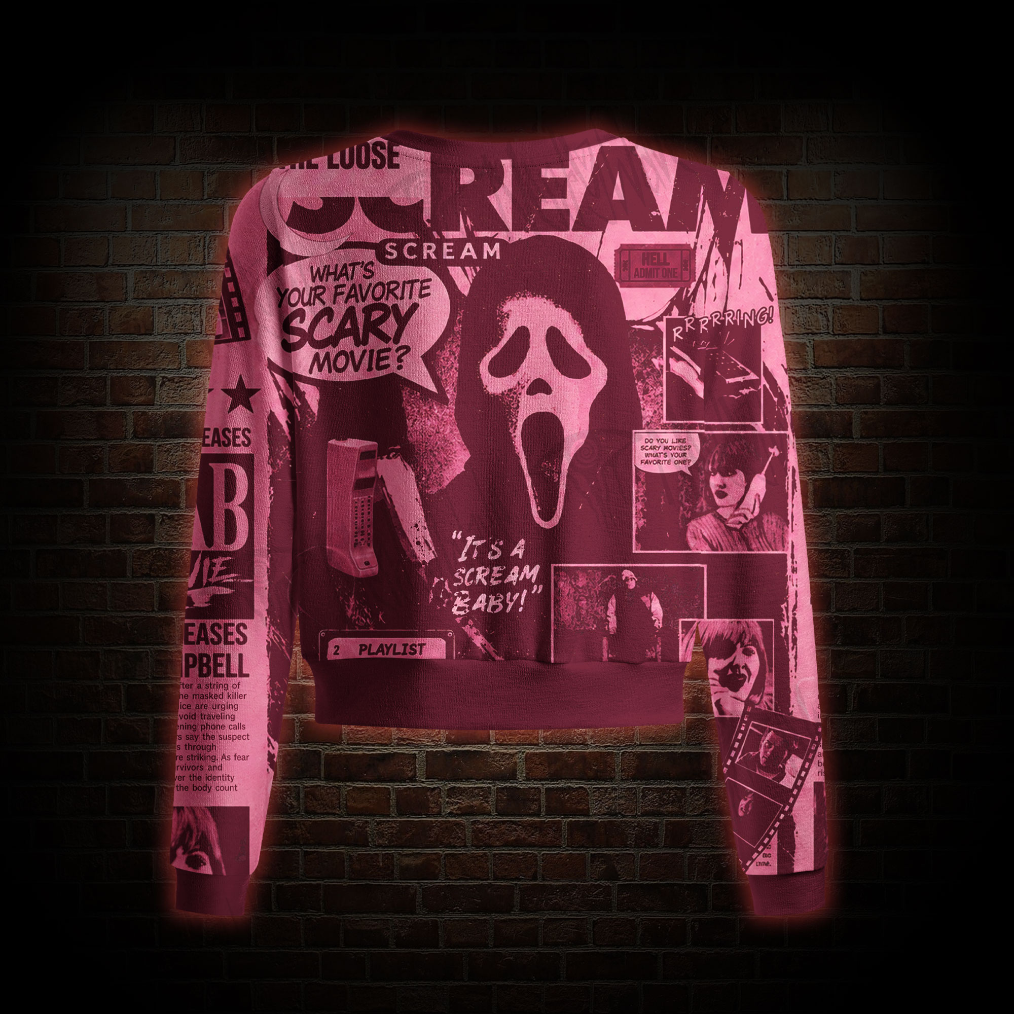 What's Your Favorite Scary Movie Light Weight Cardigan Sweater