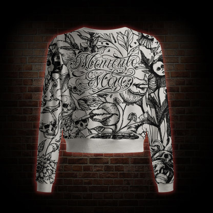 Memento Mori Light Weight Cardigan Sweater