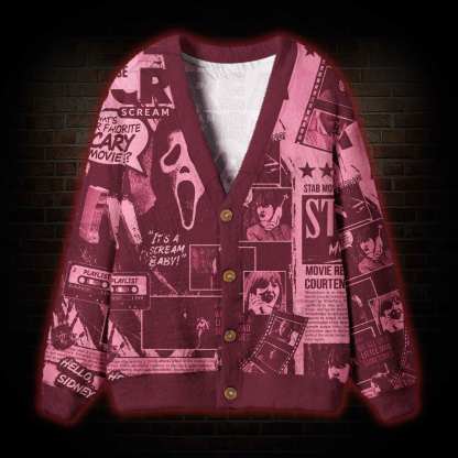 What's Your Favorite Scary Movie Cardigan Sweater