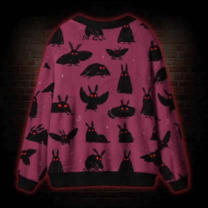 Cryptid Mothman Cardigan Sweater