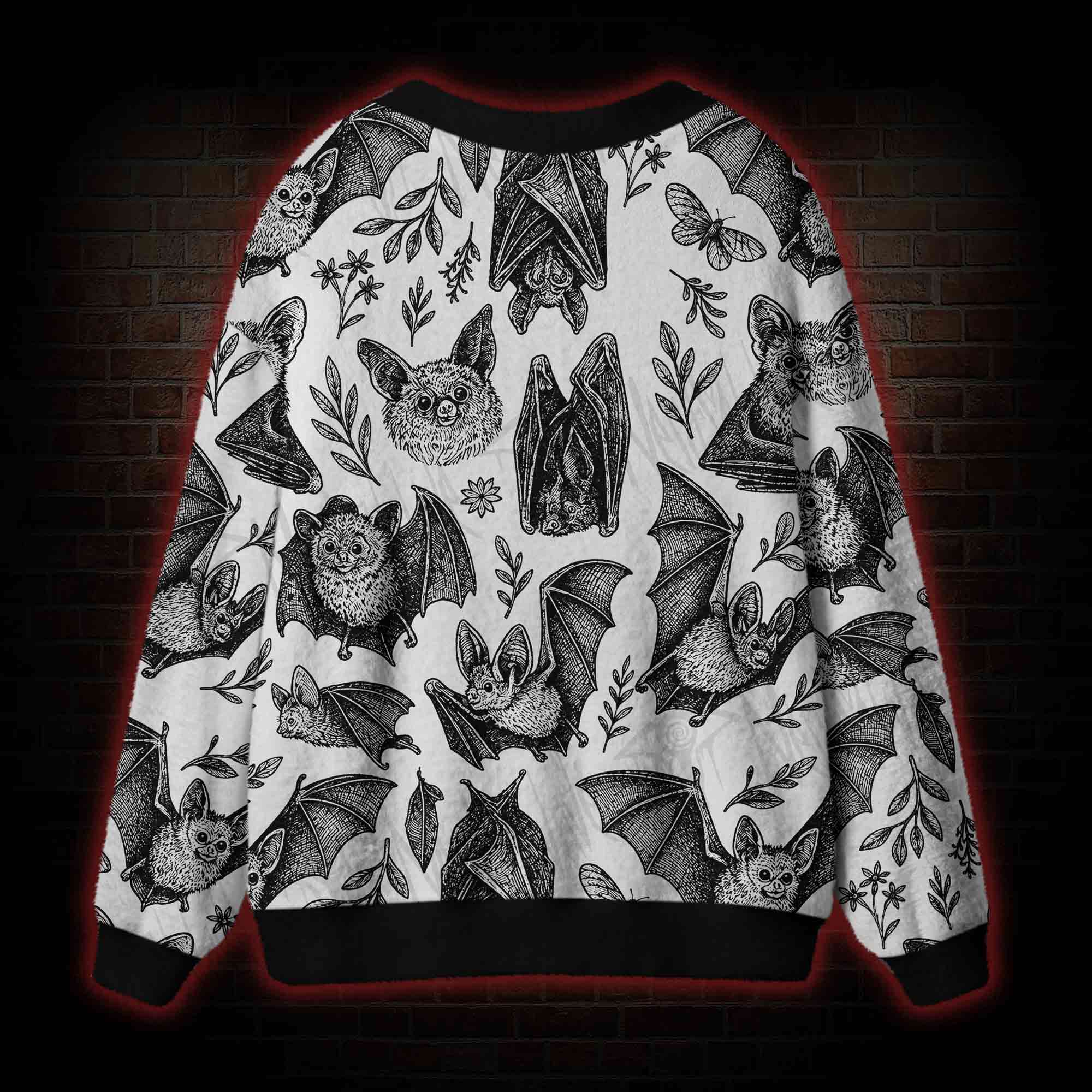 Echoing Bat Cardigan Sweater