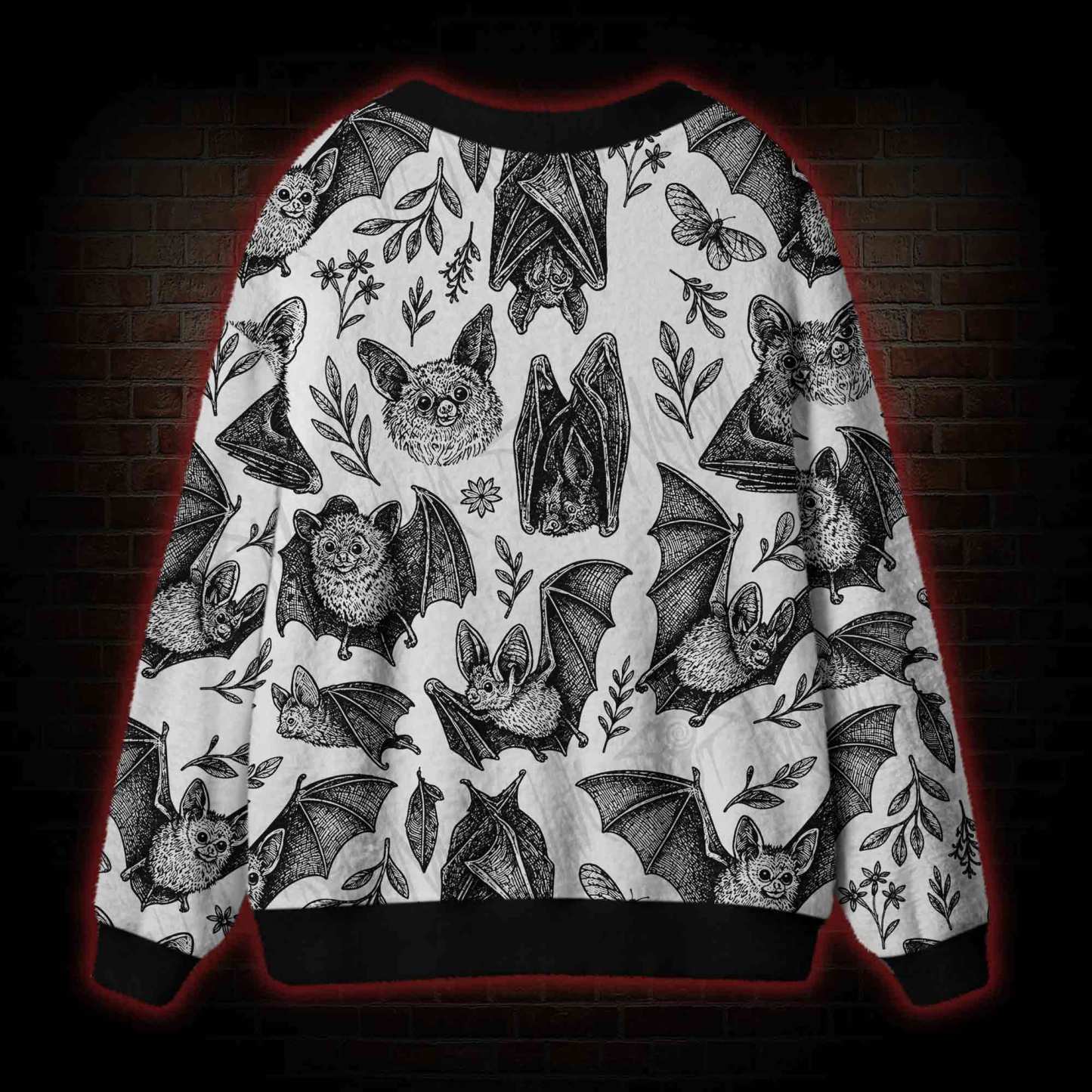 Echoing Bat Cardigan Sweater