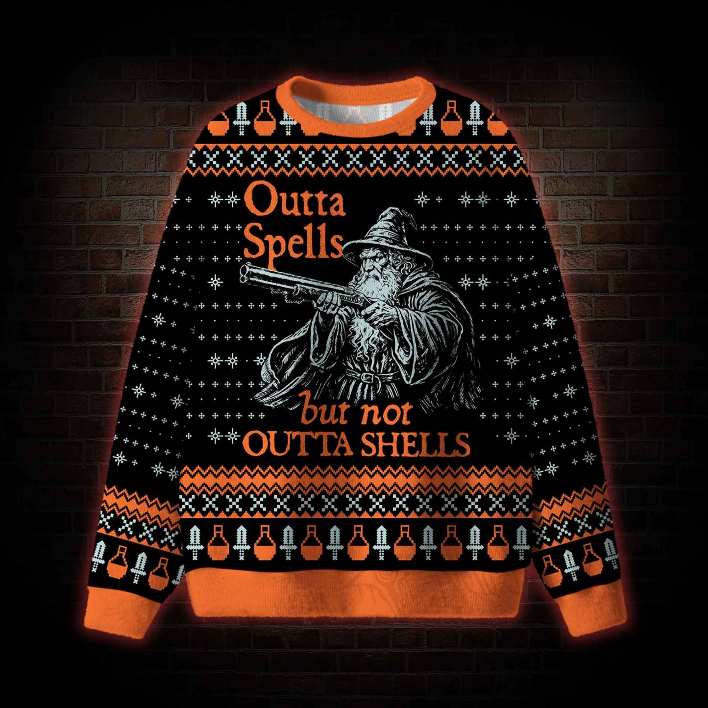 Outta Spells But not Outta Shells Ugly Sweatshirts