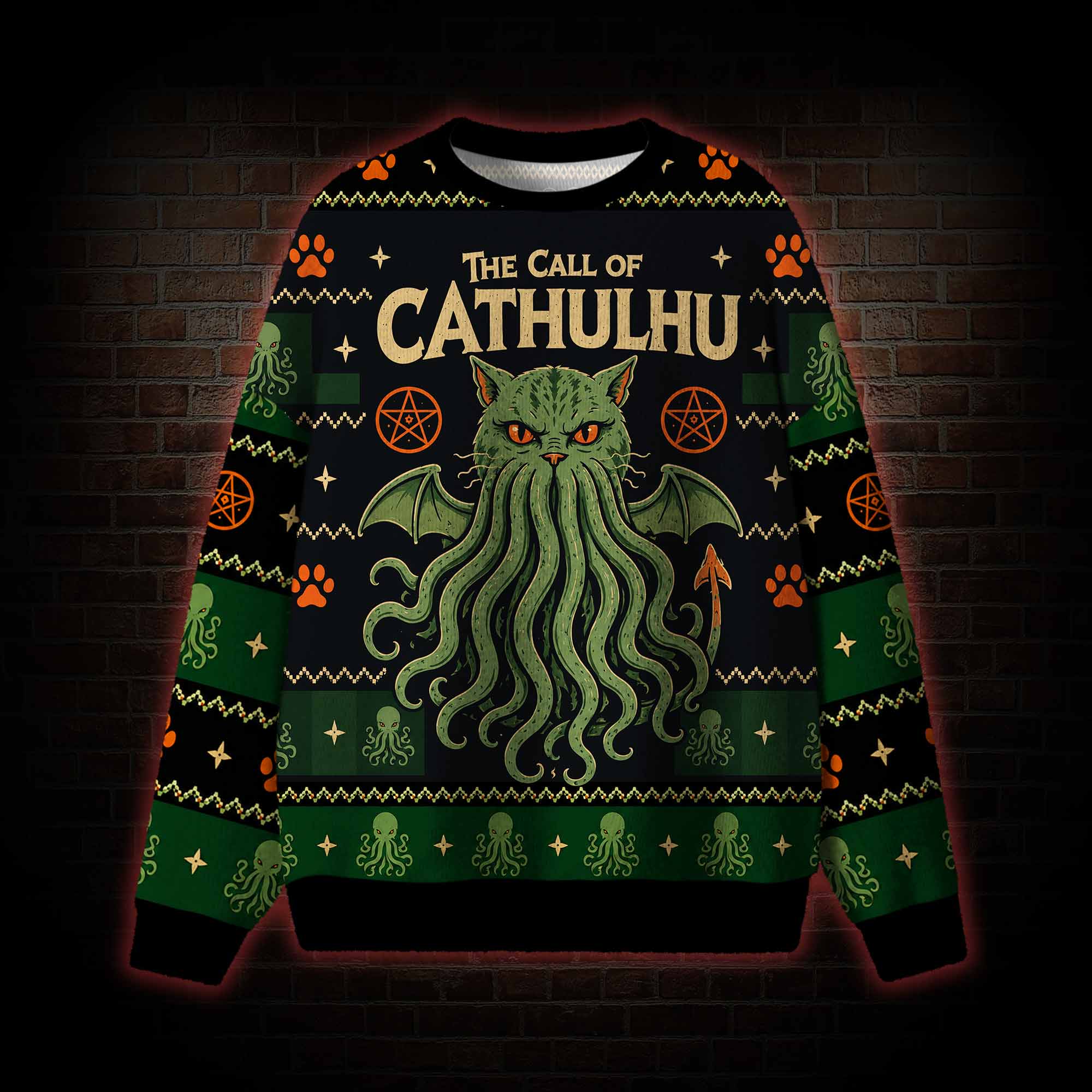 The Call of Cathulhu Ugly Sweatshirts
