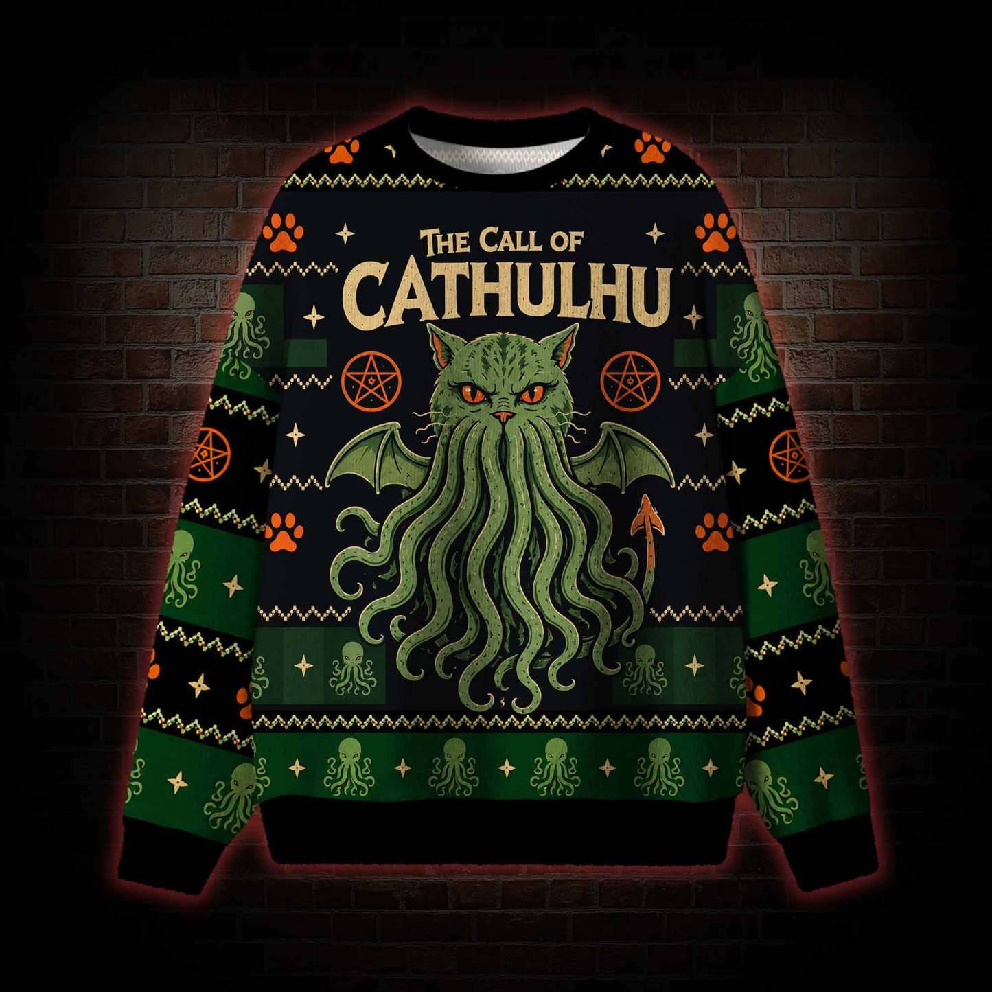The Call of Cathulhu Ugly Sweatshirts