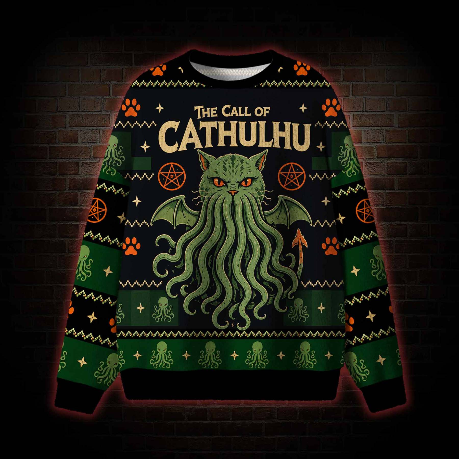 The Call of Cathulhu Ugly Sweatshirts