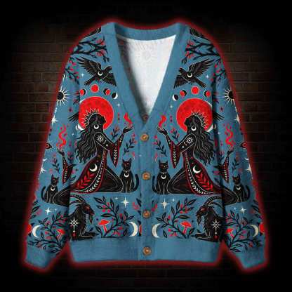 Abyss Bloodmoon Cardigan Sweater