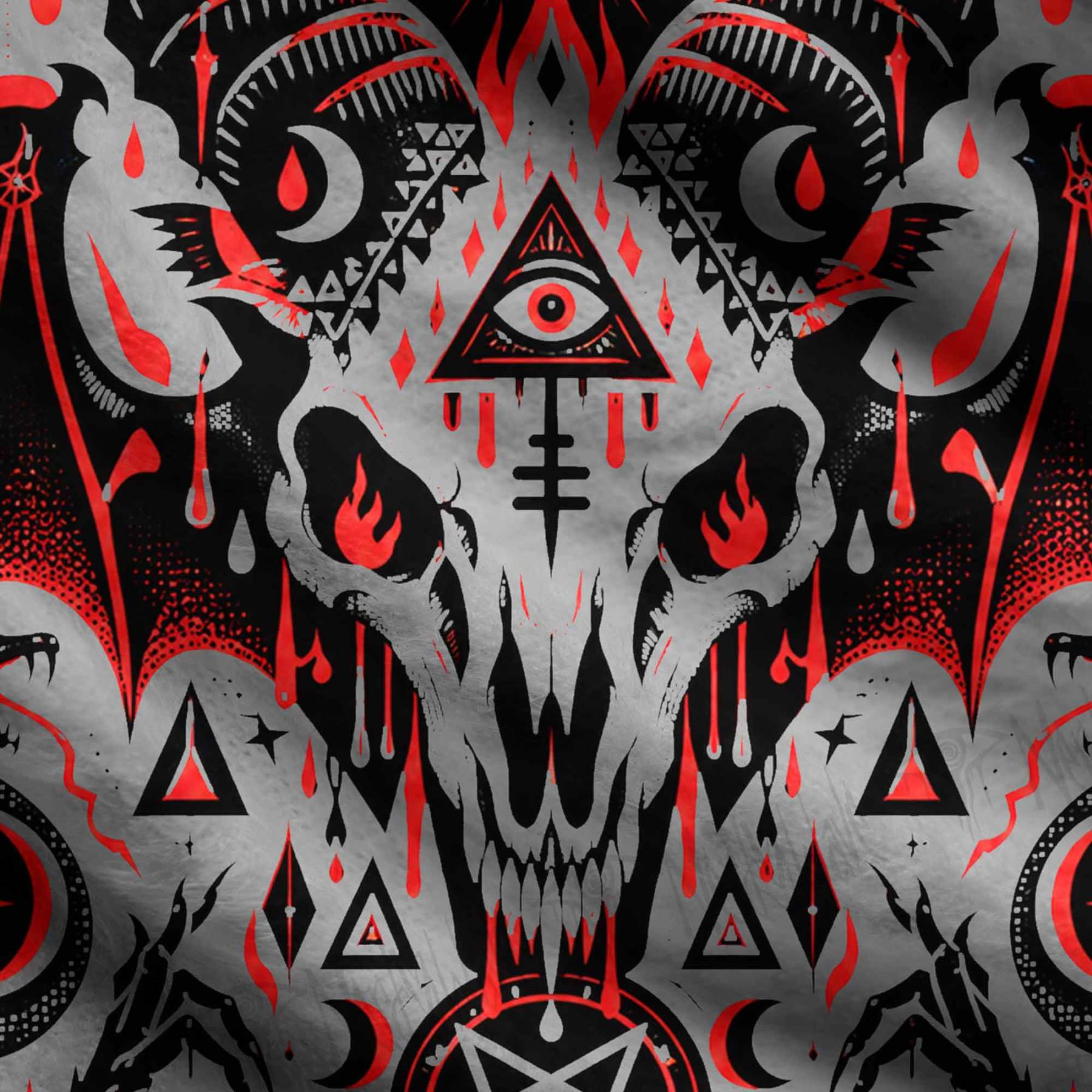 Baphomet's Ritual Ugly Sweatshirts