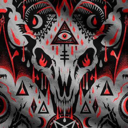 Baphomet's Ritual Ugly Sweatshirts