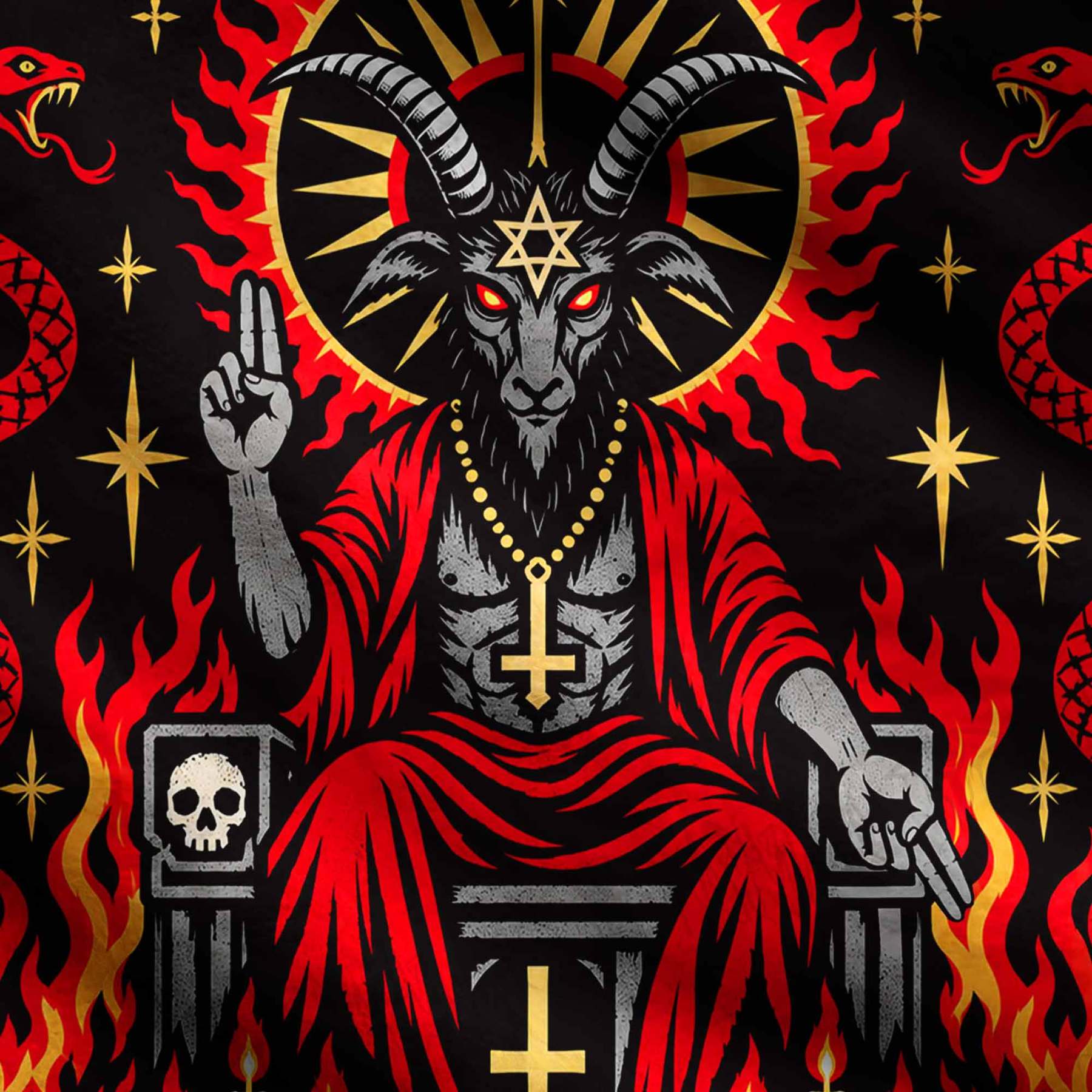 Satanic Coronation Ugly Sweatshirts