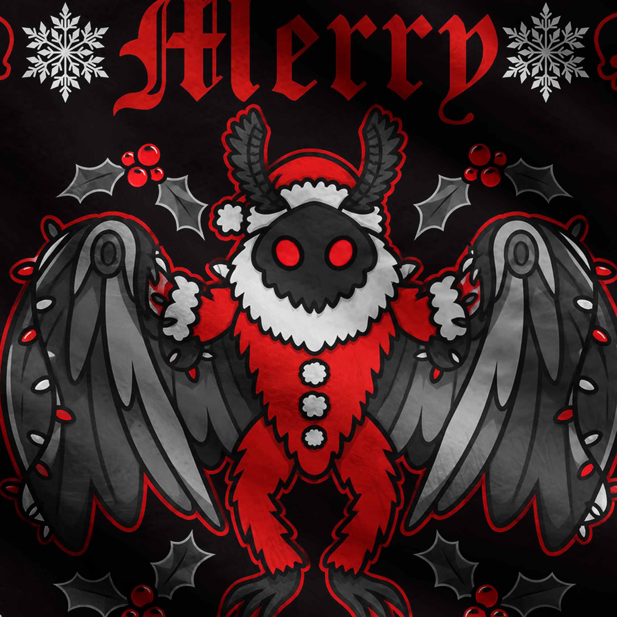 Merry Mothmas Ugly Sweatshirts