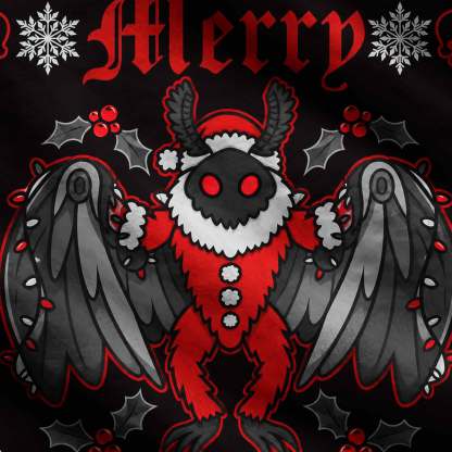 Merry Mothmas Ugly Sweatshirts