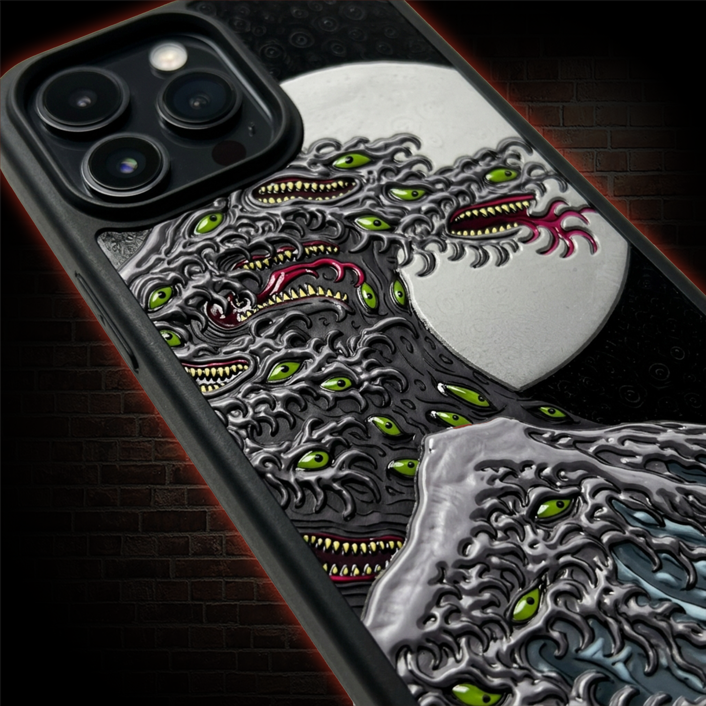 The Great Shoggoth 3D Acrylic Relief Phone Case