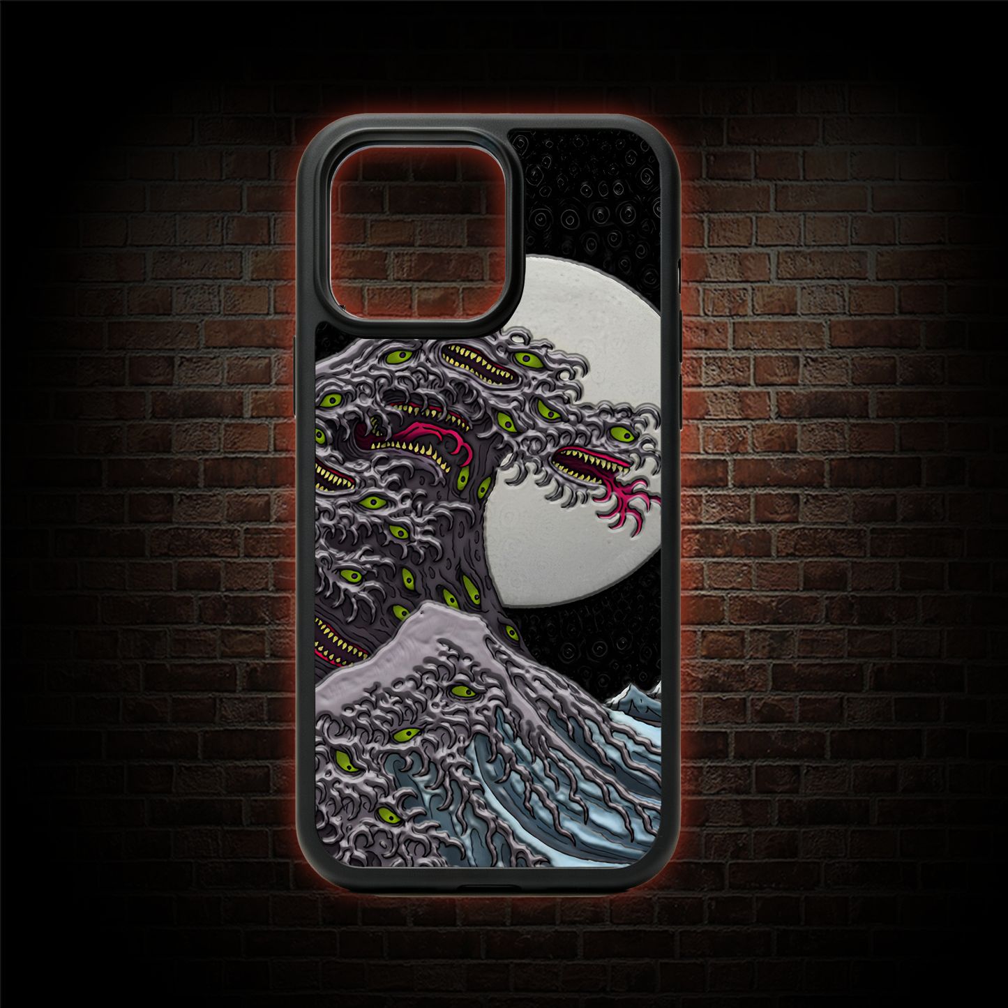 The Great Shoggoth 3D Acrylic Relief Phone Case