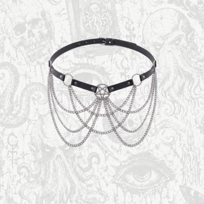 Fashion PU Leather Waist Chain Belt