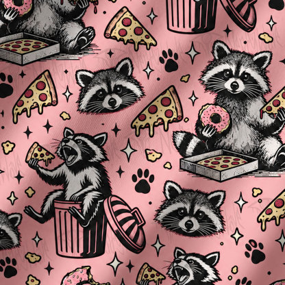 Funny Raccoon Yoga Shorts