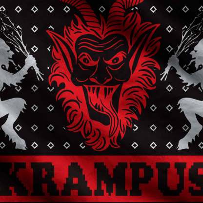 Horror Krampus Ugly Sweatshirts