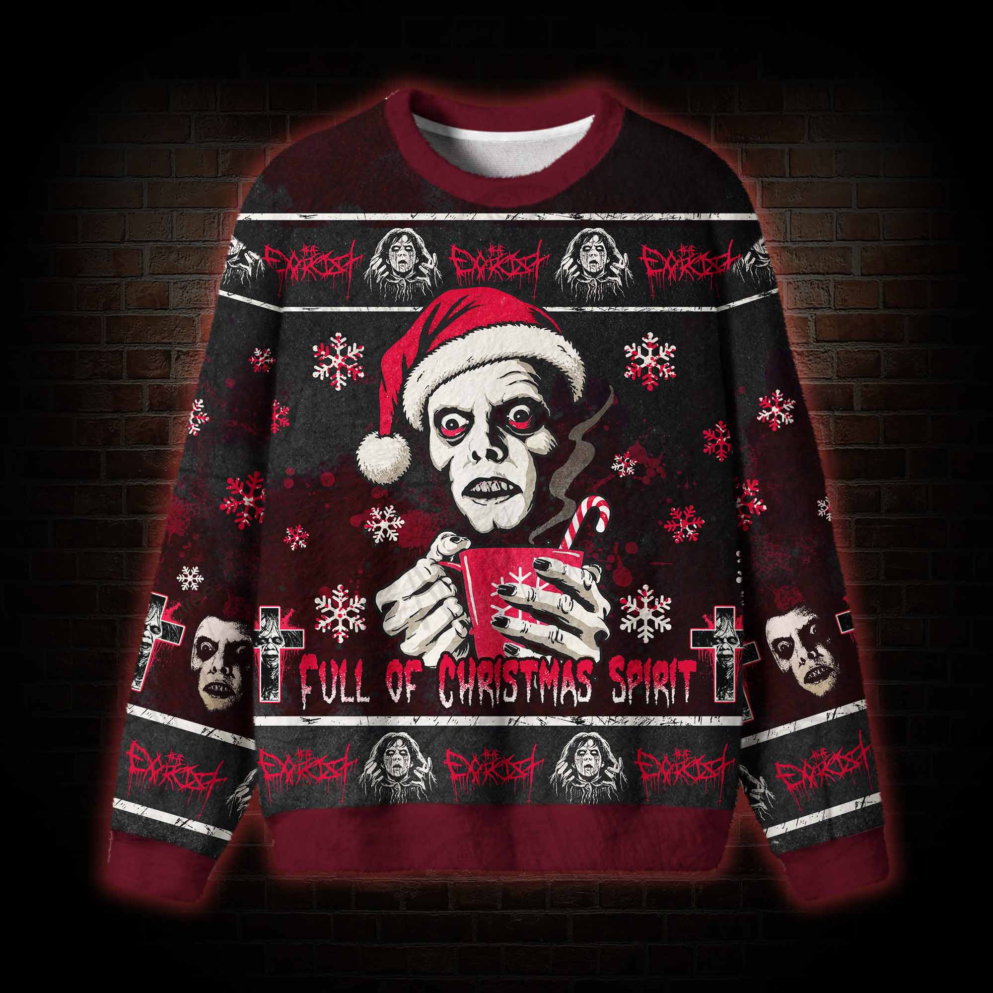 Full of Christmas Spirit Ugly Sweatshirts