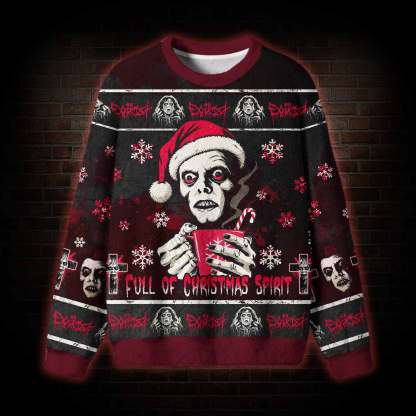 Full of Christmas Spirit Ugly Sweatshirts