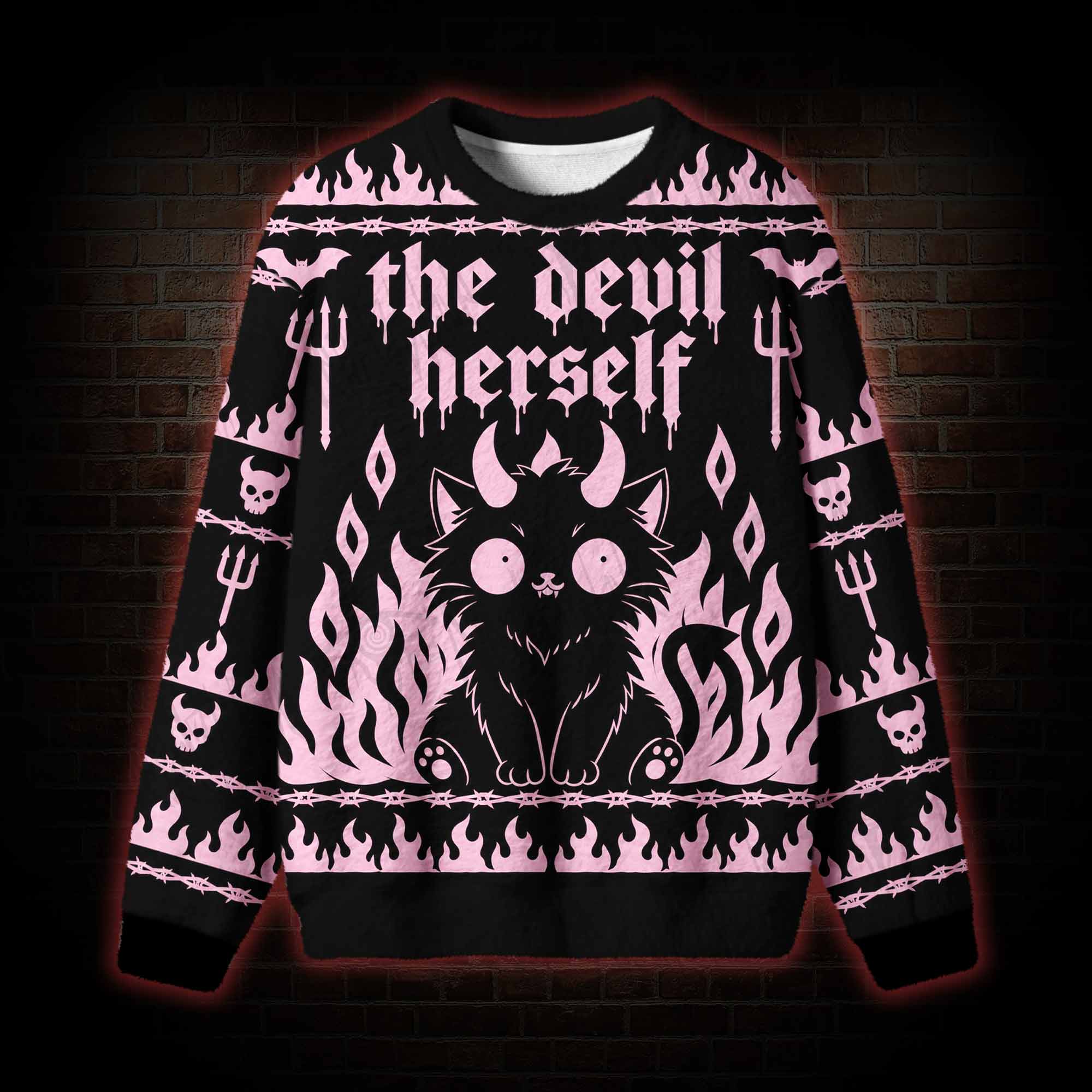 The Devil Herself Ugly Sweatshirts