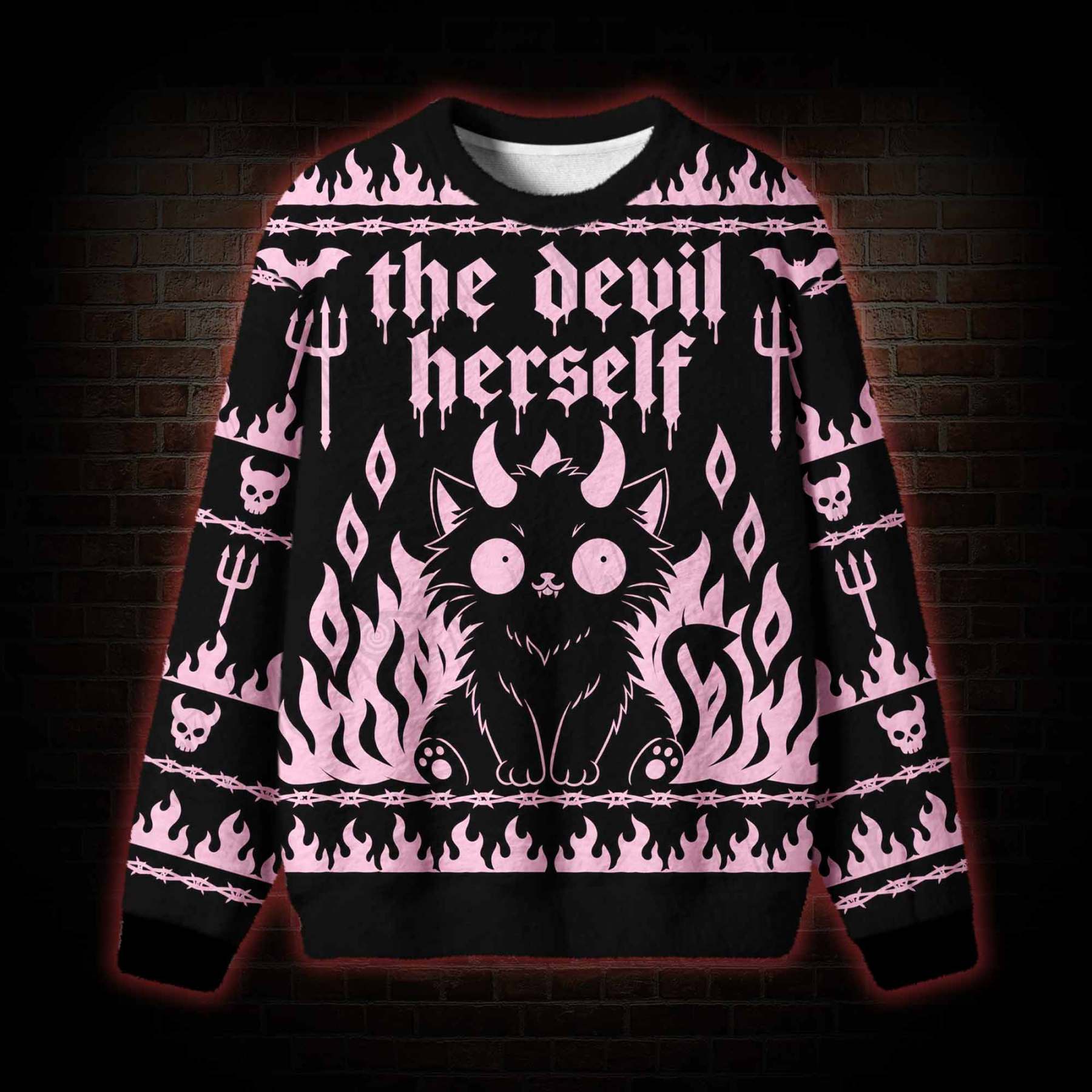 The Devil Herself Ugly Sweatshirts