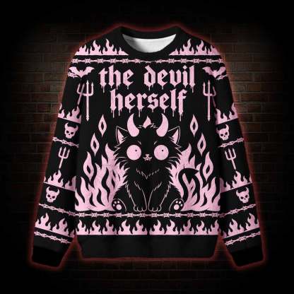 The Devil Herself Ugly Sweatshirts