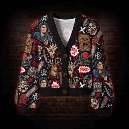 Groovy Dead Women's Cardigan Sweater