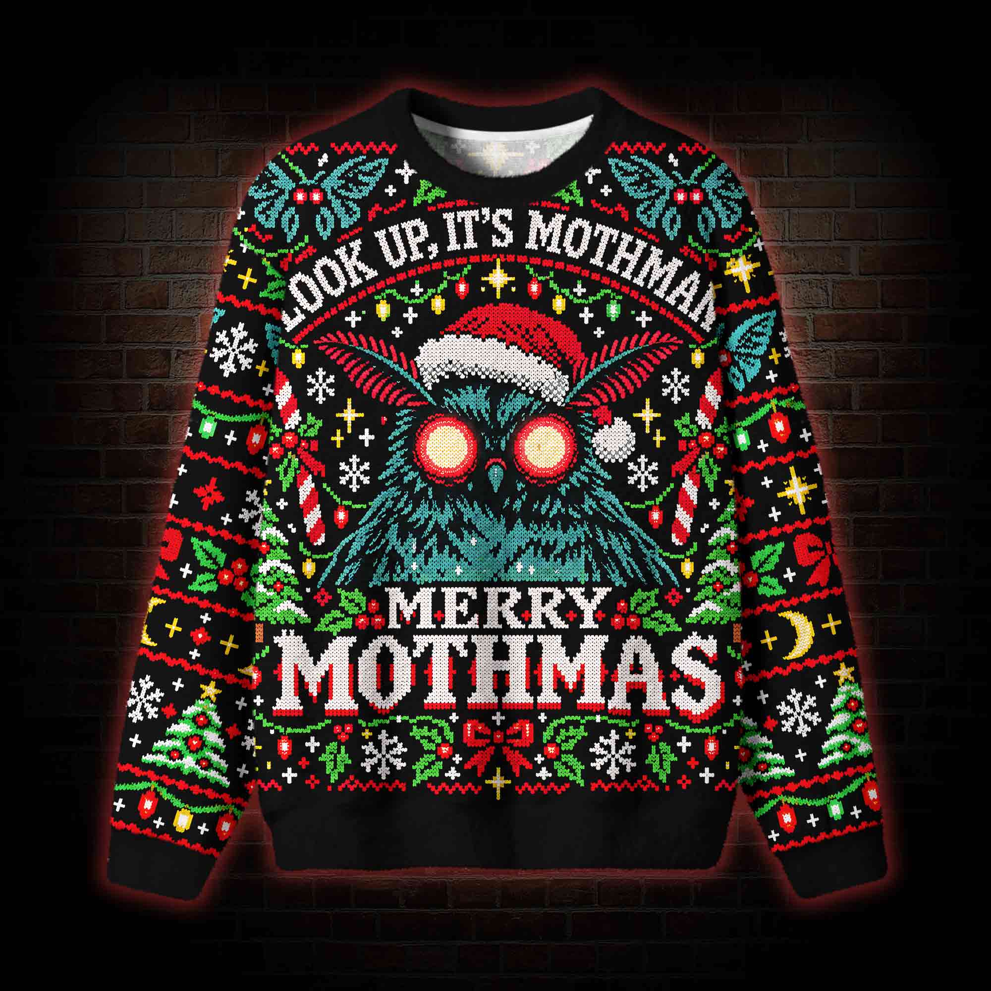 Look Up, It's Mothman Ugly Sweatshirts