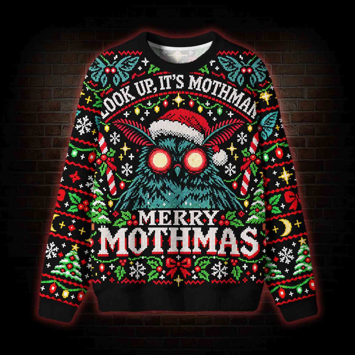 Look Up, It's Mothman Ugly Sweatshirts