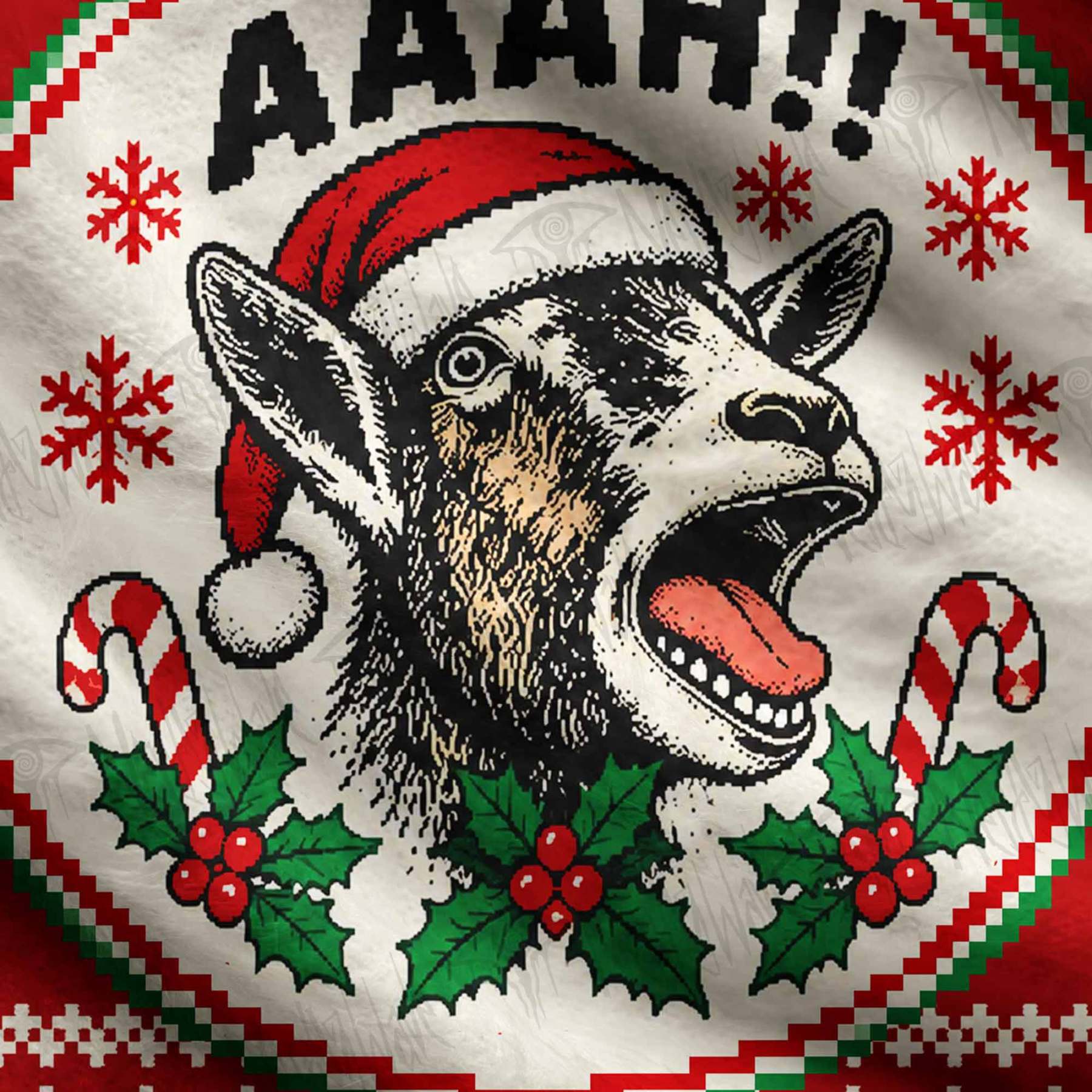 The Screaming Goat Christmas Ugly Sweatshirts