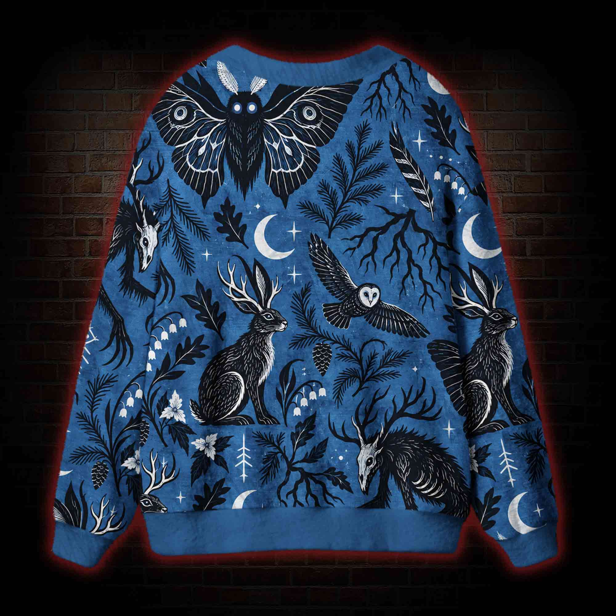 Cryptid's Midnight Cardigan Sweater