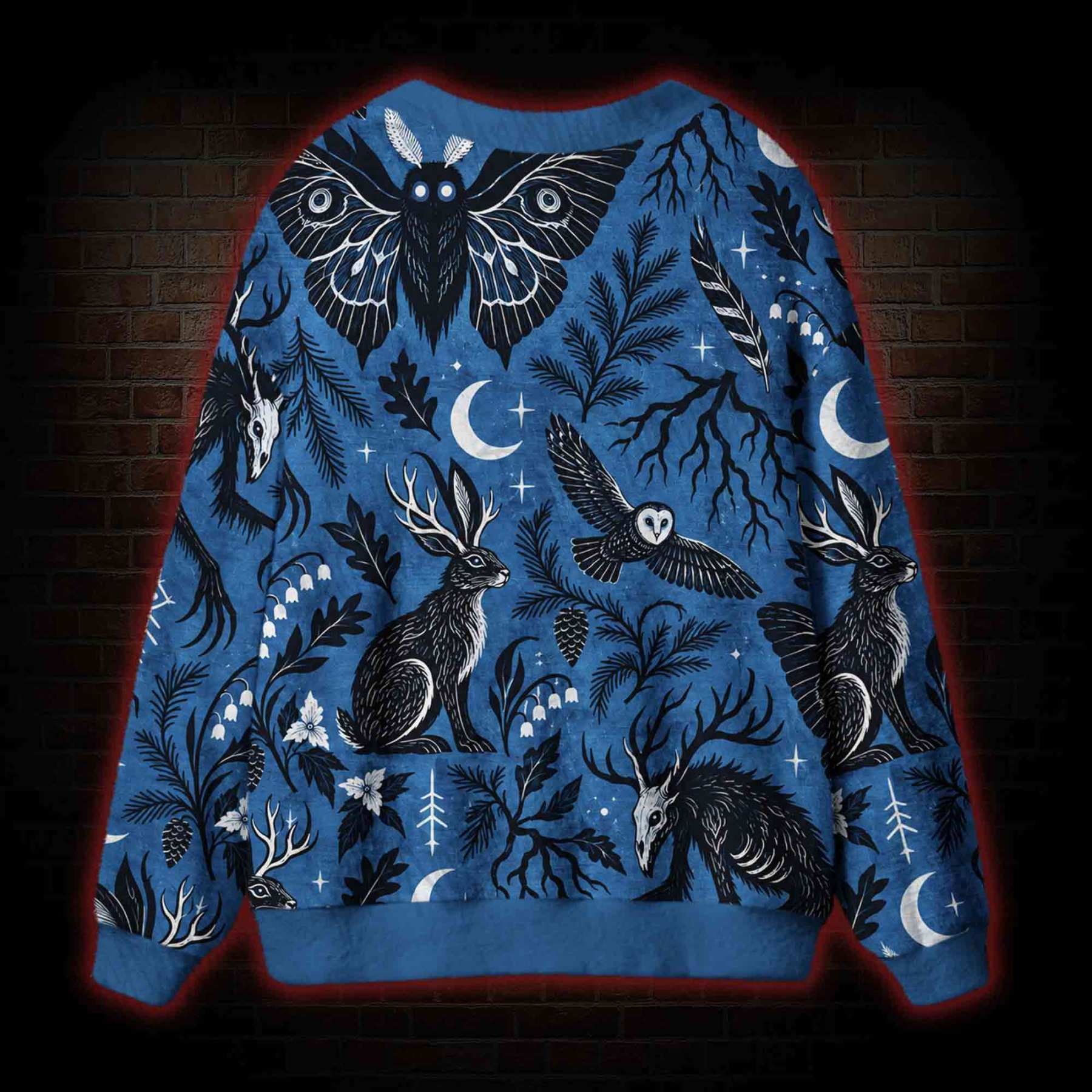 Cryptid's Midnight Cardigan Sweater