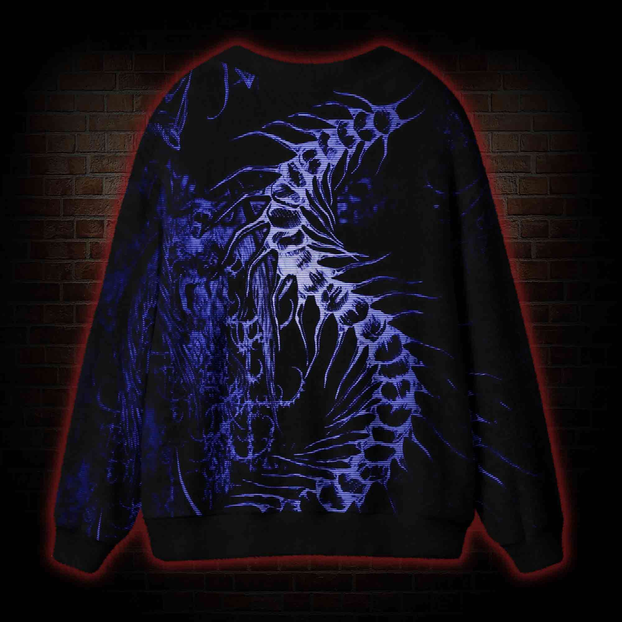 Abyssal Centipede Cardigan Sweater