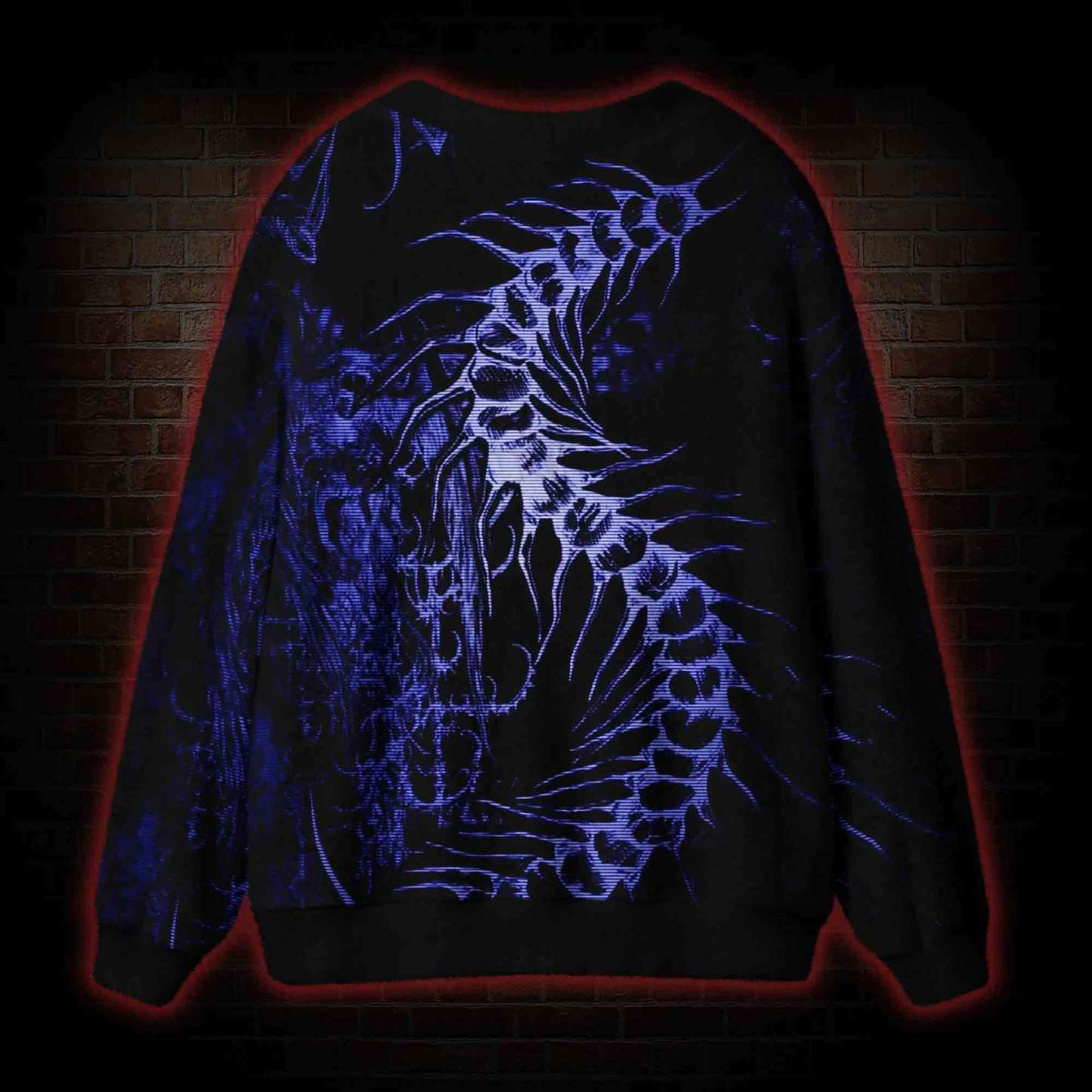 Abyssal Centipede Cardigan Sweater