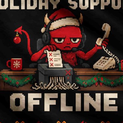 Holiday Support Offline Ugly Sweatshirts