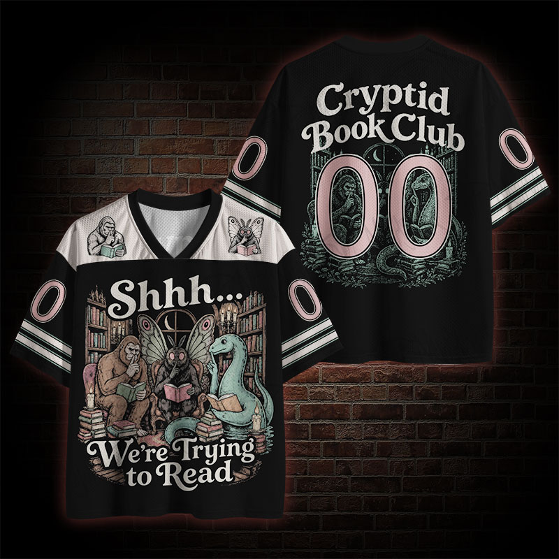 We're Trying to Read Mesh Jersey