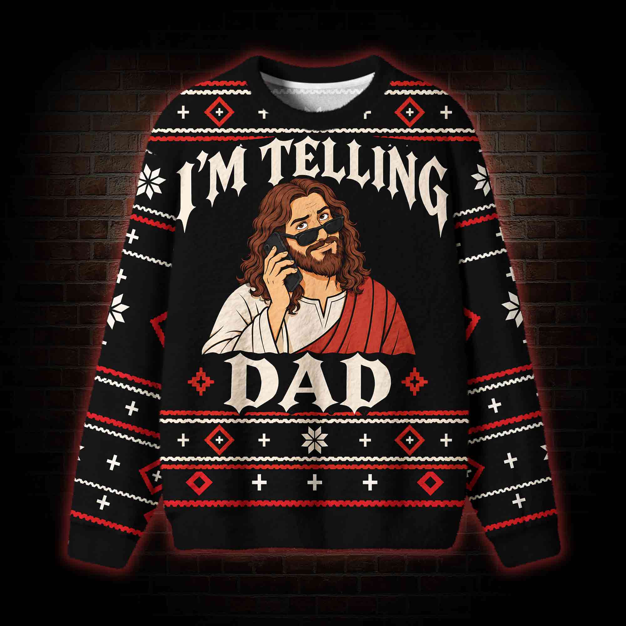 I'm Telling Dad Ugly Sweatshirts