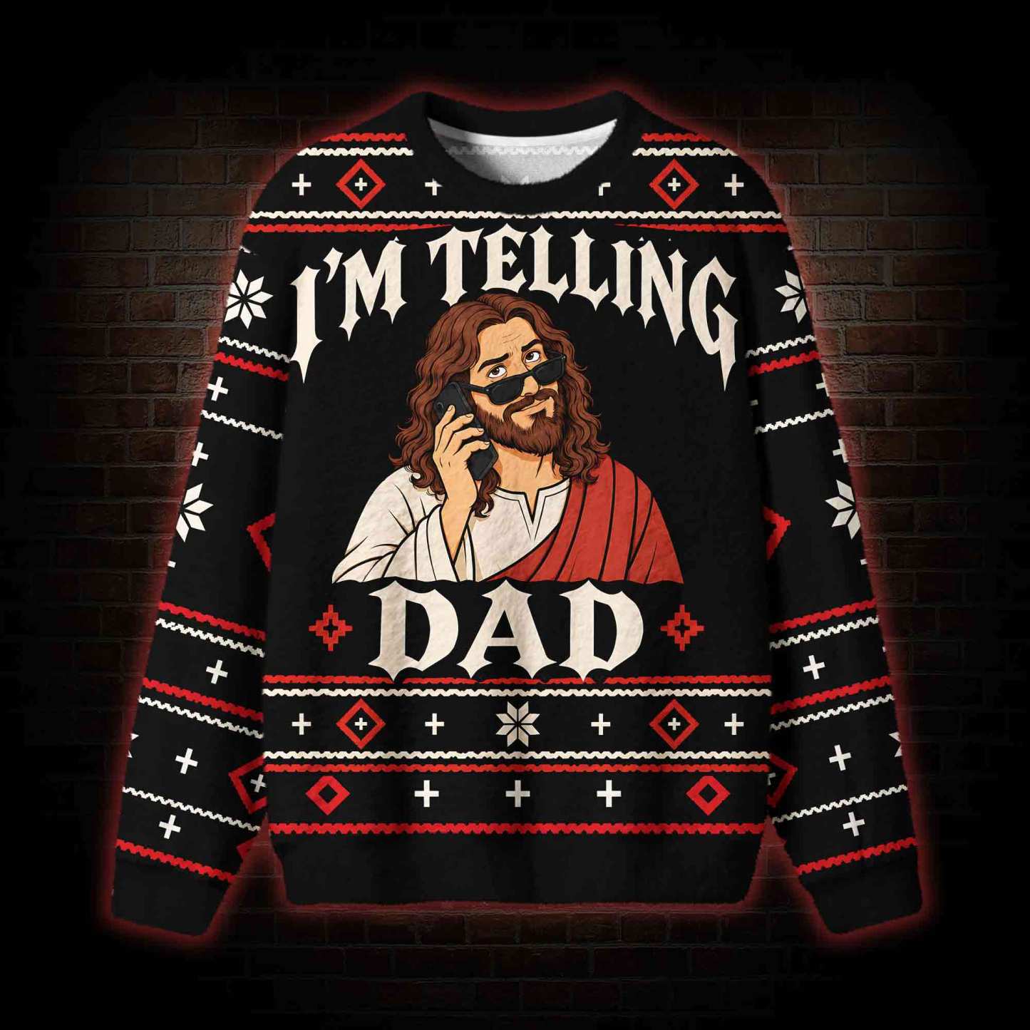 I'm Telling Dad Ugly Sweatshirts