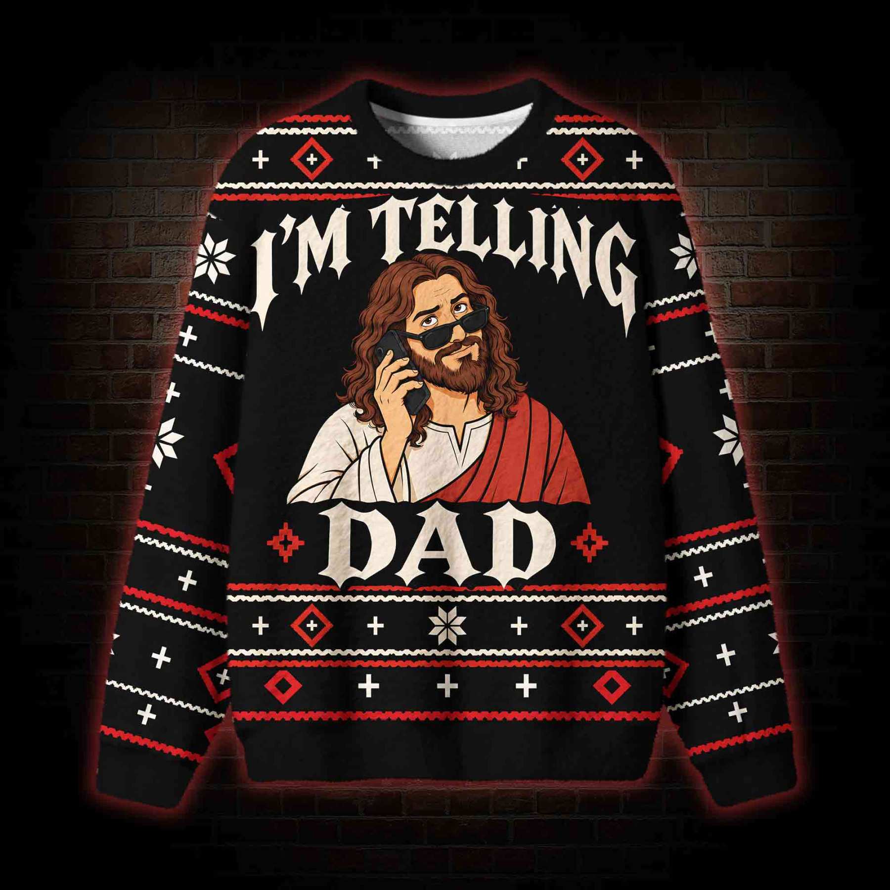 I'm Telling Dad Ugly Sweatshirts