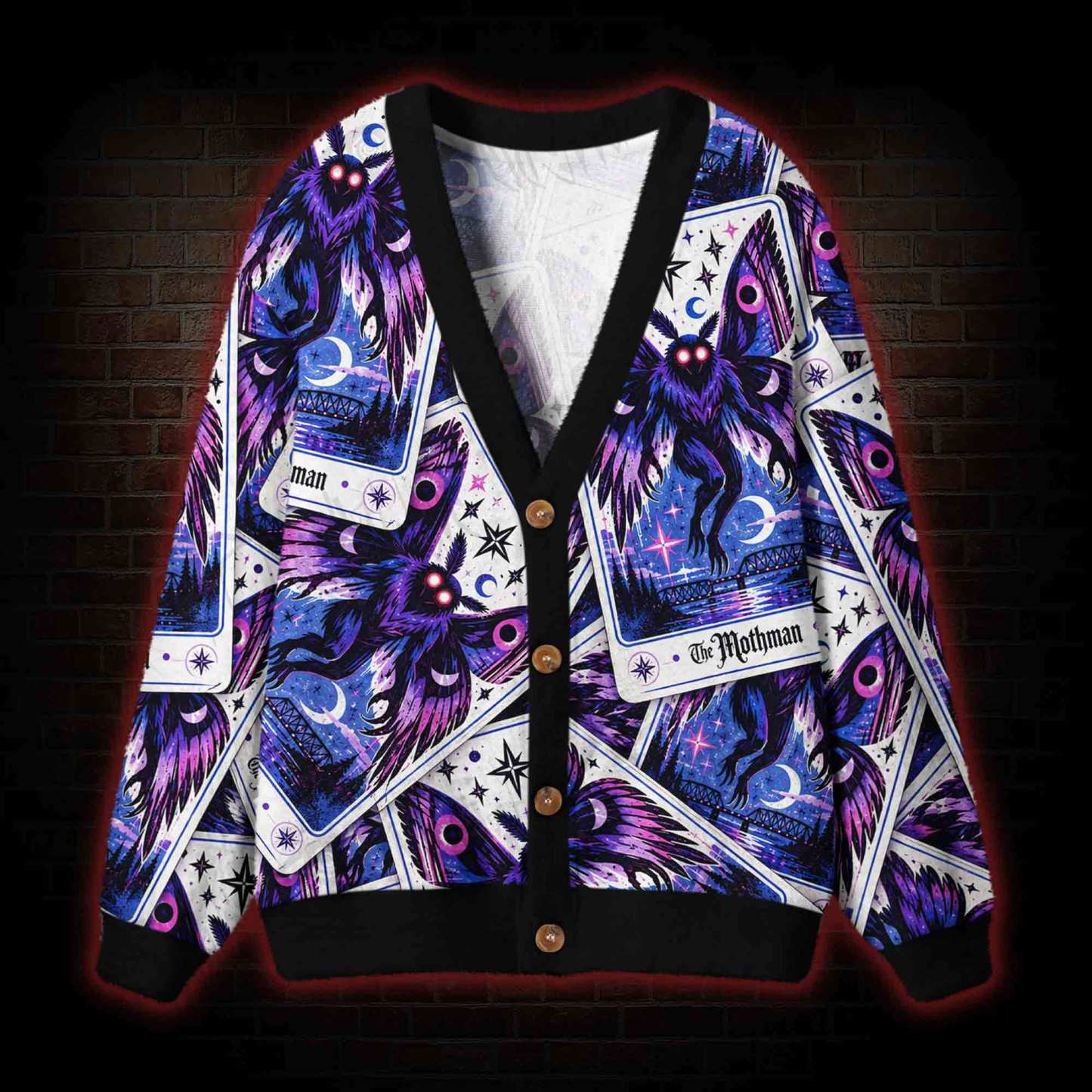The Mothman's Prophecy Cardigan Sweater