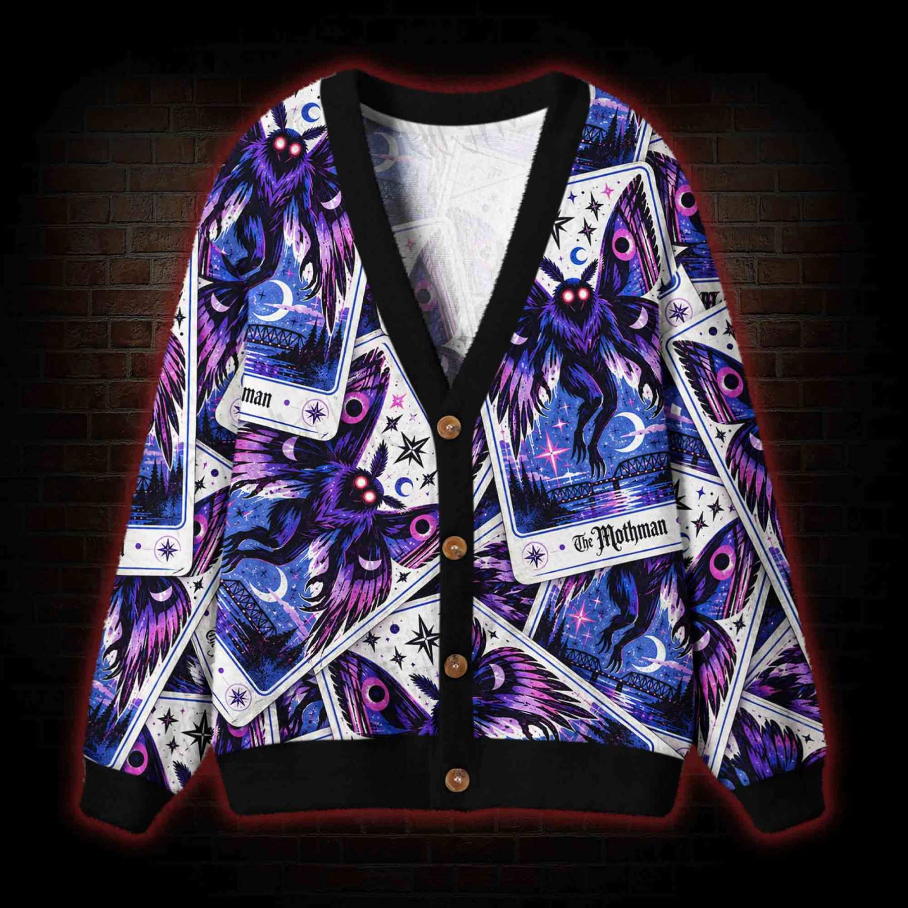 The Mothman's Prophecy Cardigan Sweater