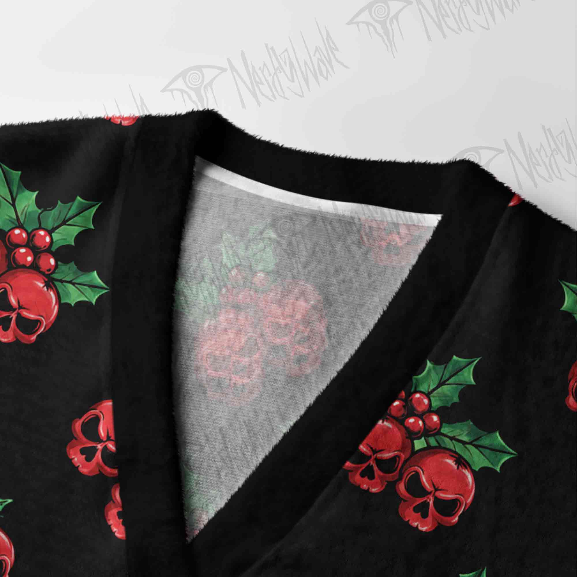 Poison Mistletoe Cardigan Sweater