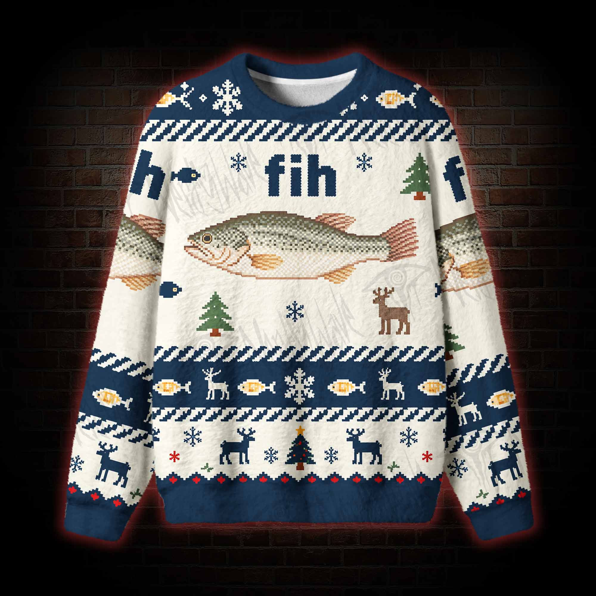 Huge Fih Ugly Sweatshirts