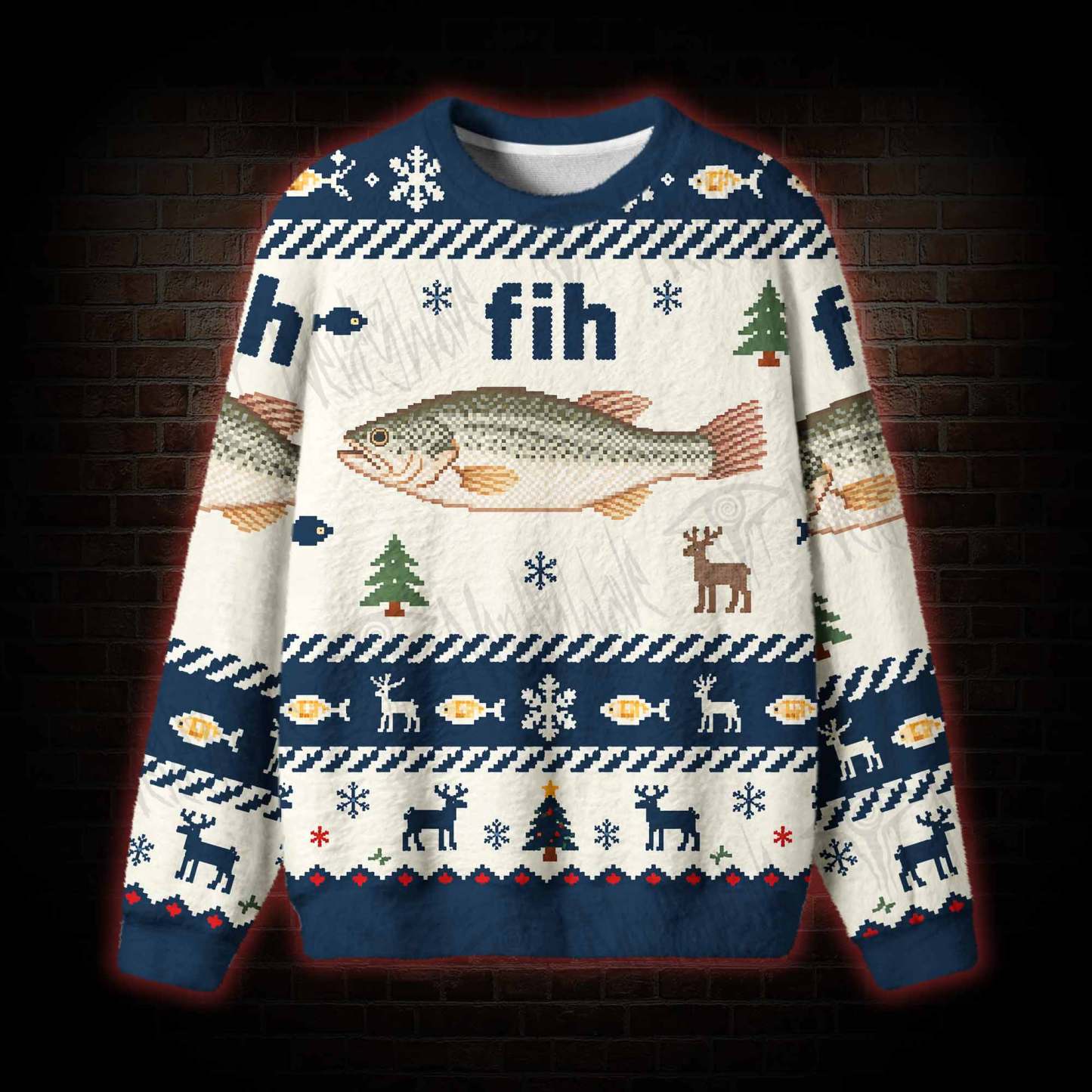 Huge Fih Ugly Sweatshirts